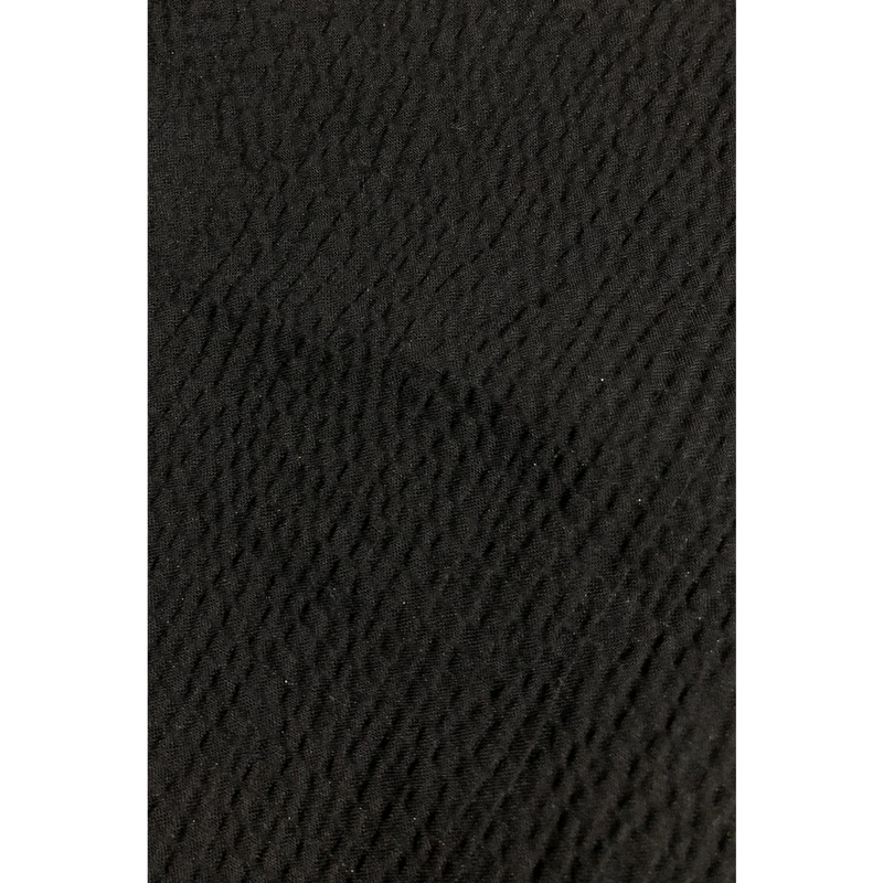 Black Textured Cuban Collar Shirt | Montivo Pakistan