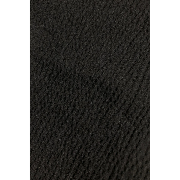 Black Textured Cuban Collar Shirt | Montivo Pakistan
