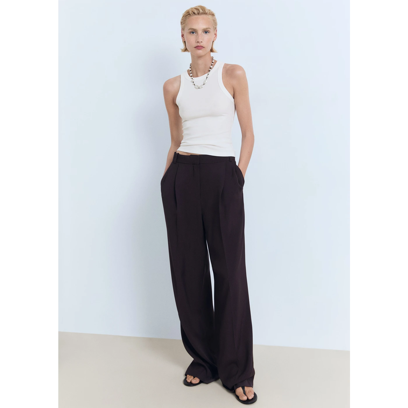 White Rib Tank Top | Montivo Pakistan