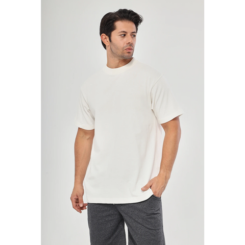 Off-White Washed Oversized Tshirt | Montivo Pakistan