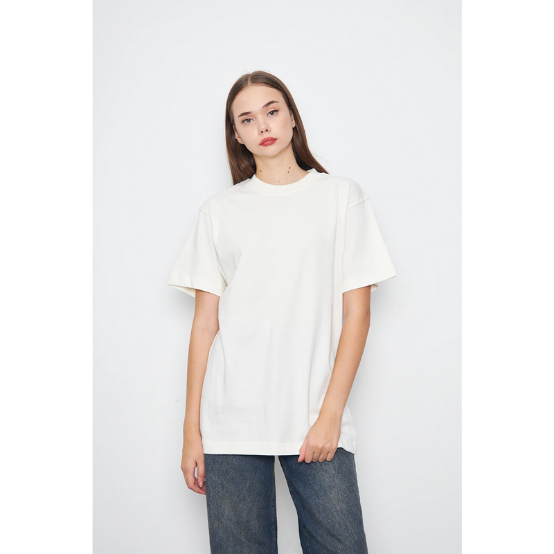 Off-White Washed Oversized Tshirt | Montivo Pakistan