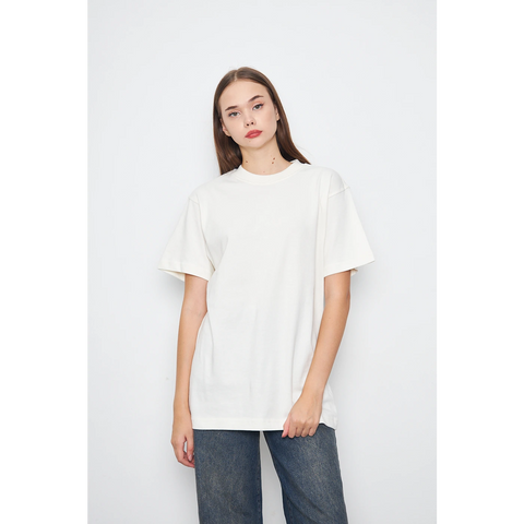 Off-White Washed Oversized Tshirt | Montivo Pakistan