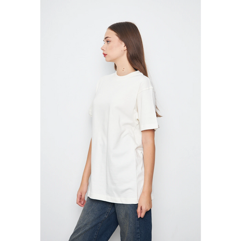 Off-White Washed Oversized Tshirt | Montivo Pakistan