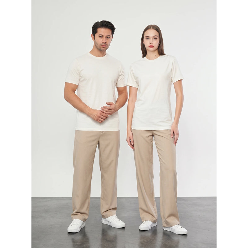 Ecru Slim Fit Tshirt | Montivo Pakistan