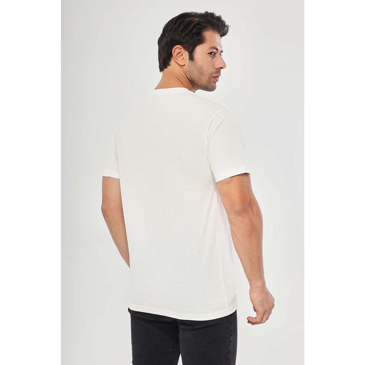 Ecru Slim Fit Tshirt | Montivo Pakistan