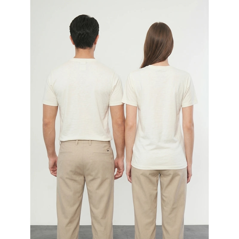 Ecru Slim Fit Tshirt | Montivo Pakistan