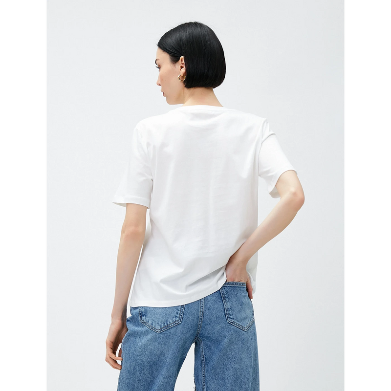Gear White Relaxed Fit Tshirt | Montivo Pakistan