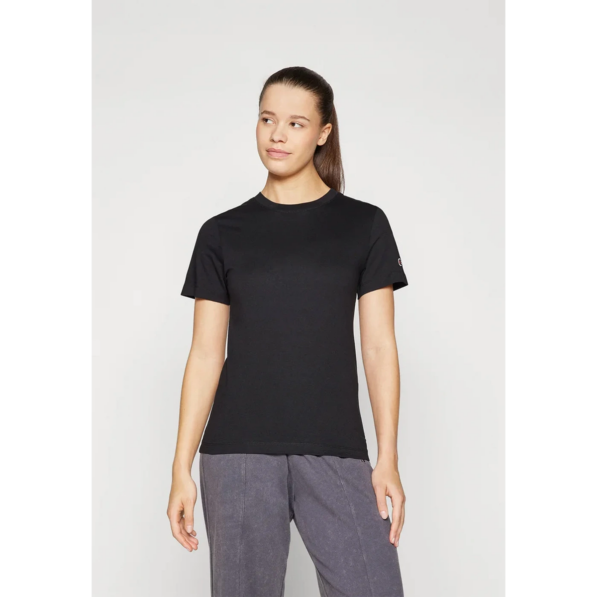 Black CHMP Slim Fit Tshirt | Montivo Pakistan