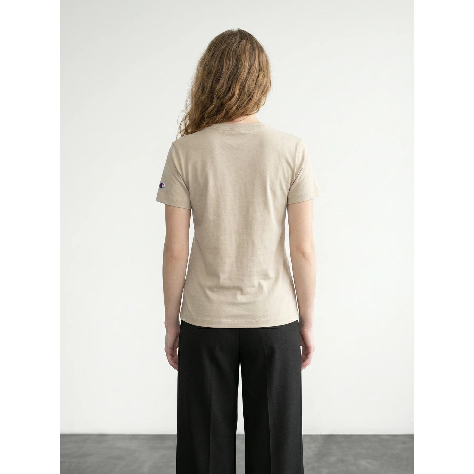 Beige CHMP Slim Fit Tshirt | Montivo Pakistan