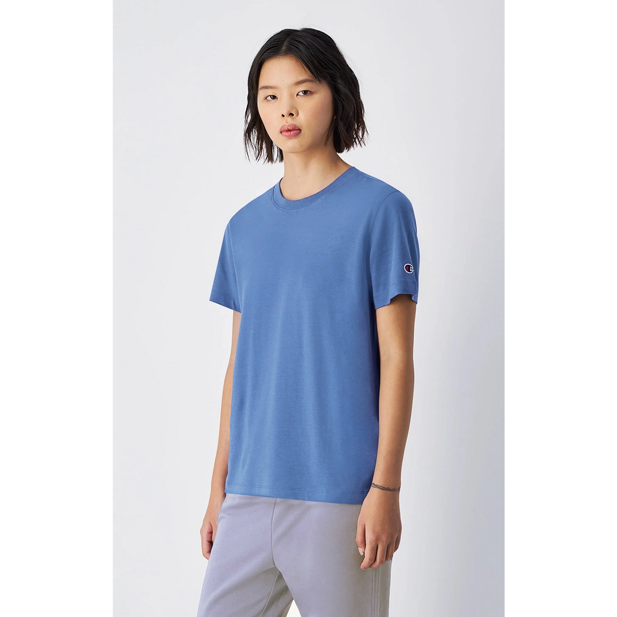 Mid Blue CHMP Slim Fit Tshirt | Montivo Pakistan
