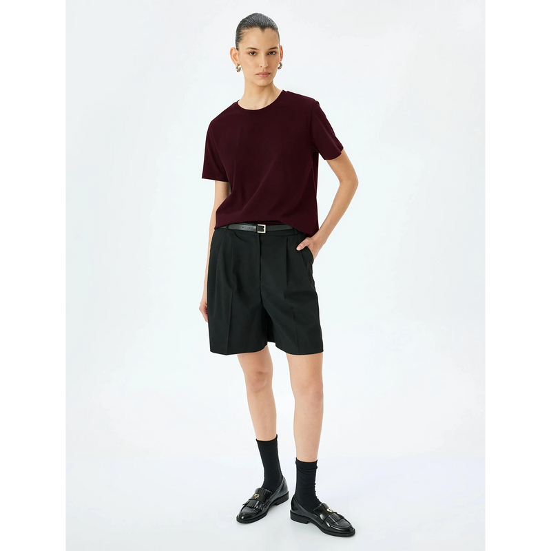 Gear Burgundy Relaxed Fit Tshirt | Montivo Pakistan