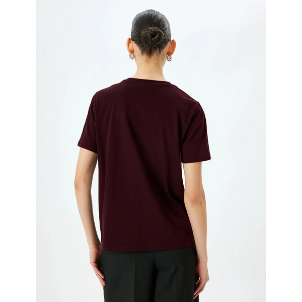 Gear Burgundy Relaxed Fit Tshirt | Montivo Pakistan