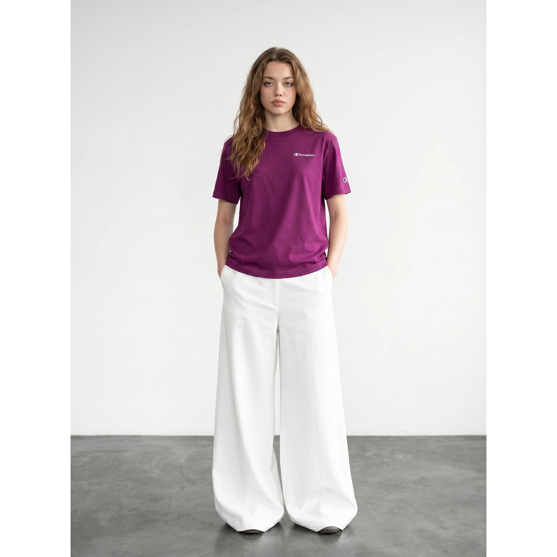 Magenta CHMP Oversized Printed Tshirt | Montivo Pakistan