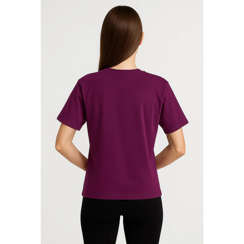 Magenta CHMP Oversized Printed Tshirt | Montivo Pakistan