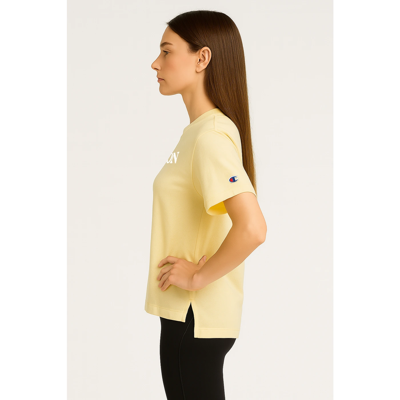 Yellow CHMP Oversized Printed Tshirt | Montivo Pakistan