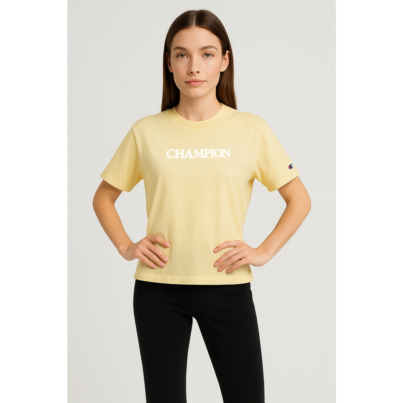 Yellow CHMP Oversized Printed Tshirt | Montivo Pakistan