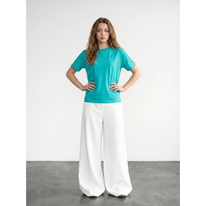 Light Blue CHMP Oversized Printed Tshirt | Montivo Pakistan