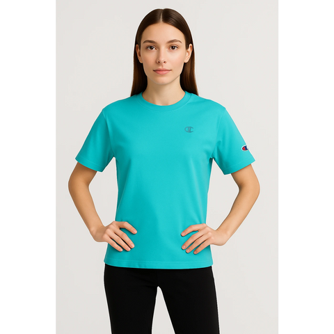 Light Blue CHMP Oversized Printed Tshirt | Montivo Pakistan