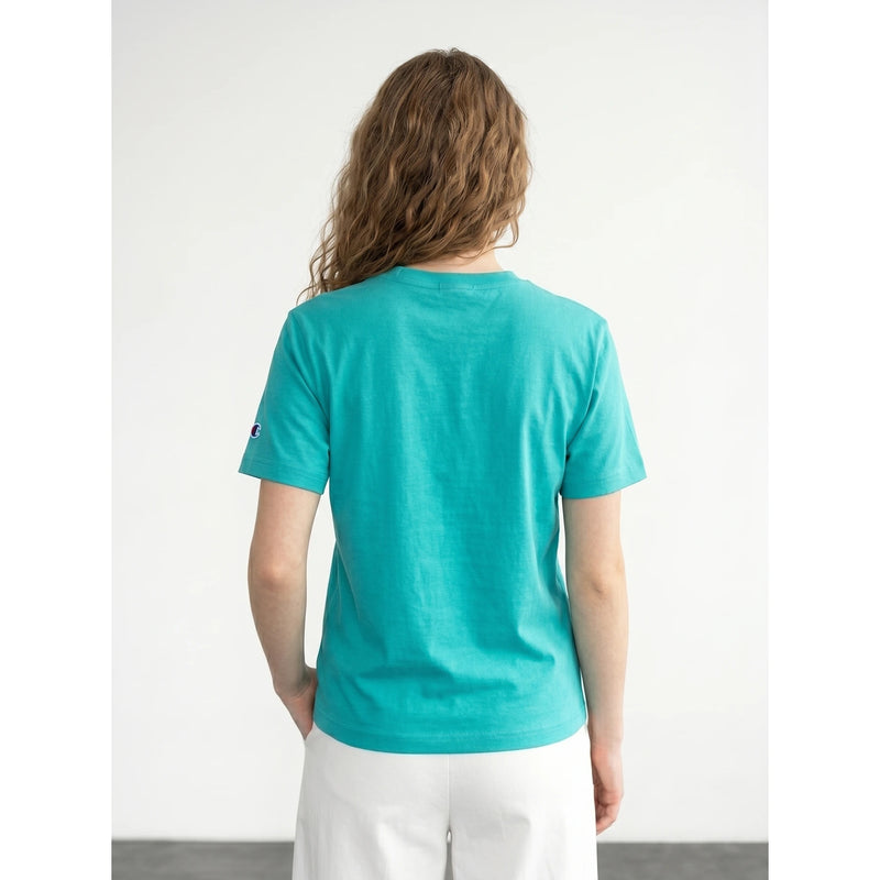 Light Blue CHMP Oversized Printed Tshirt | Montivo Pakistan