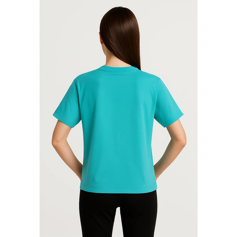 Light Blue CHMP Oversized Printed Tshirt | Montivo Pakistan