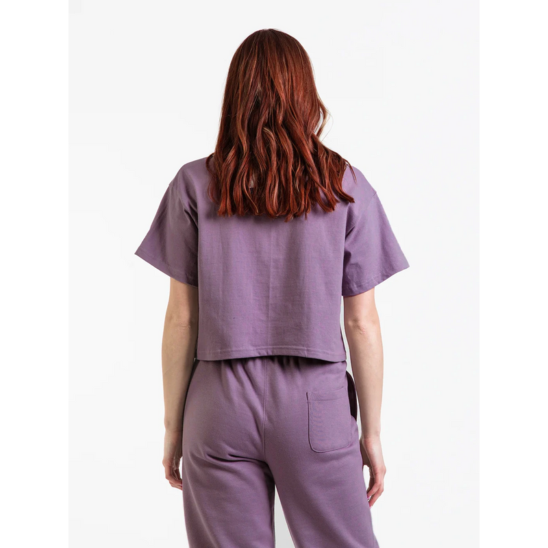 Muave Cropped Tshirt | Montivo Pakistan