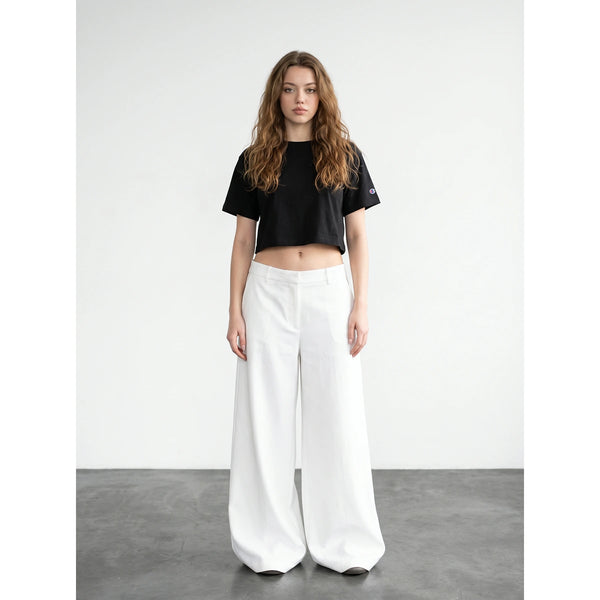 Black Cropped Tshirt | Montivo Pakistan