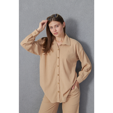 Textured Dune Co-ord Set | Montivo Pakistan