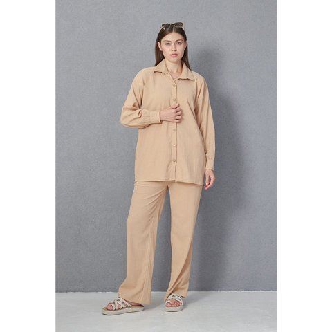 Textured Dune Co-ord Set | Montivo Pakistan