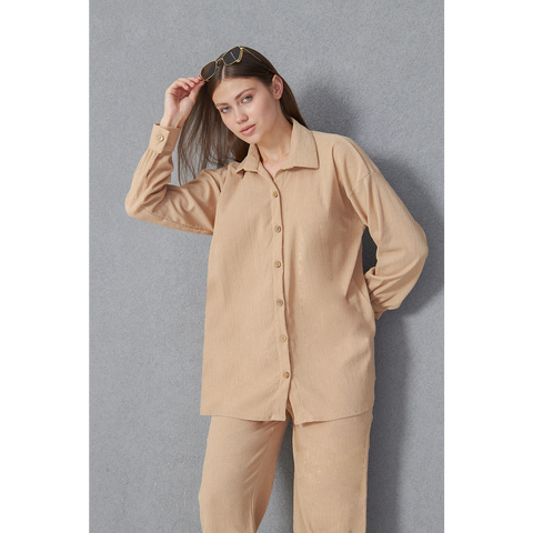 Textured Dune Co-ord Set | Montivo Pakistan