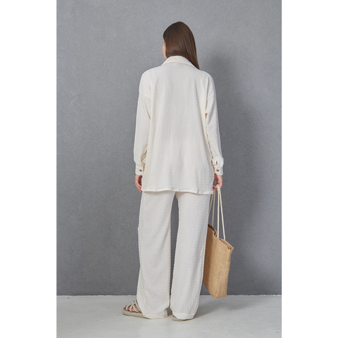 Cream Aura Co-ord Set | Montivo Pakistan