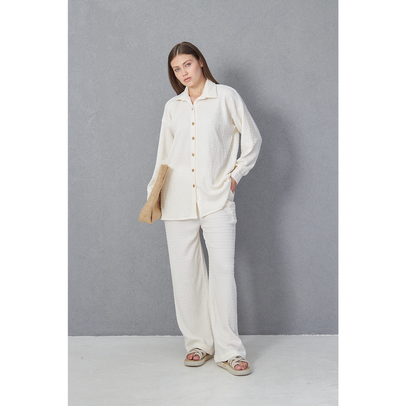 Cream Aura Co-ord Set | Montivo Pakistan