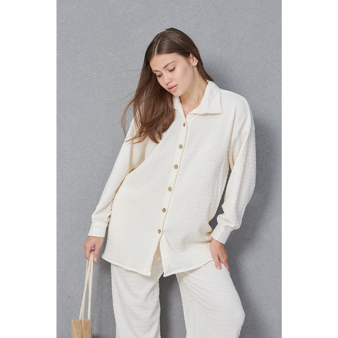 Cream Aura Co-ord Set | Montivo Pakistan