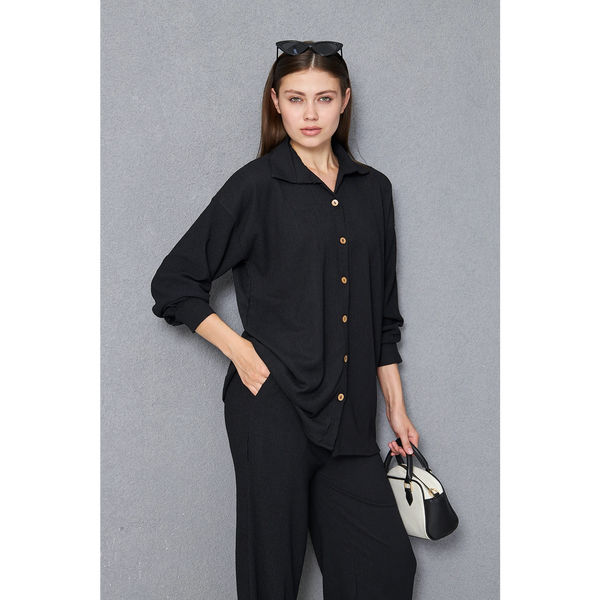 Midnight Texture Co-ord Set | Montivo Pakistan