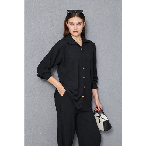 Midnight Texture Co-ord Set | Montivo Pakistan