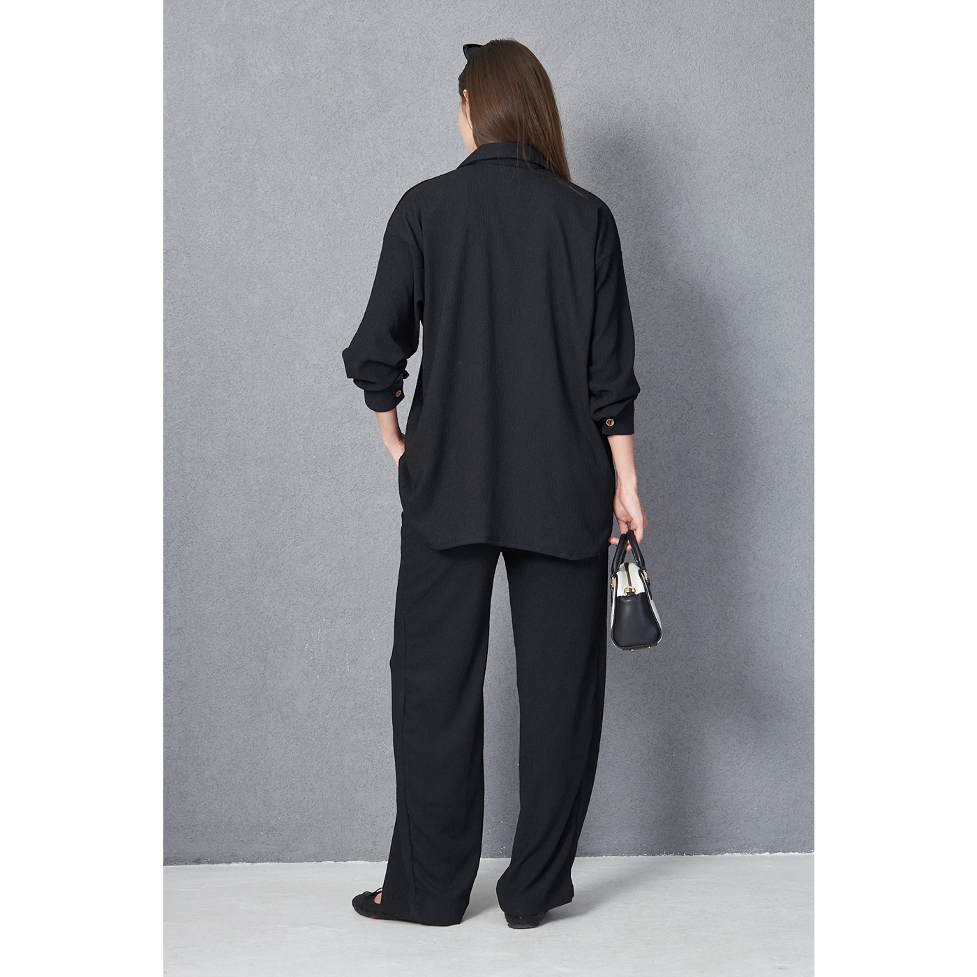 Midnight Texture Co-ord Set | Montivo Pakistan