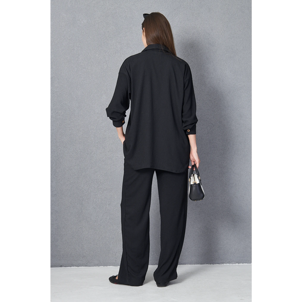 Midnight Texture Co-ord Set | Montivo Pakistan