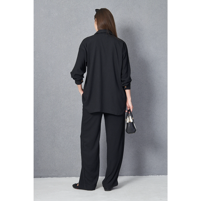 Midnight Texture Co-ord Set | Montivo Pakistan