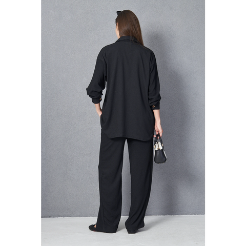 Midnight Texture Co-ord Set | Montivo Pakistan