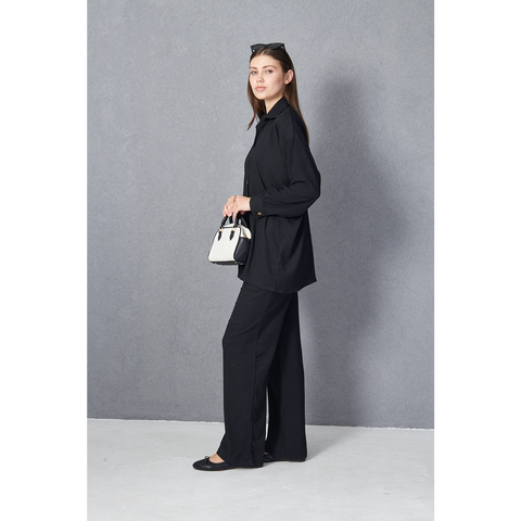 Midnight Texture Co-ord Set | Montivo Pakistan