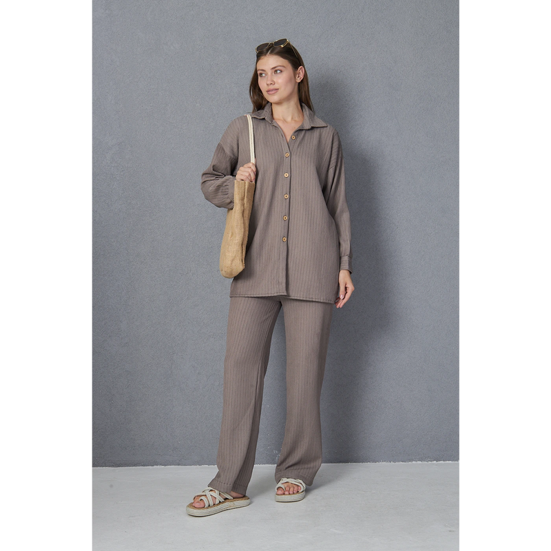 Smoke Tone Co-ord Set | Montivo Pakistan