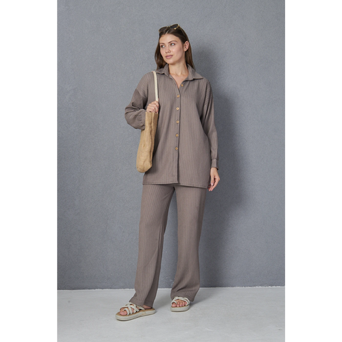 Smoke Tone Co-ord Set | Montivo Pakistan