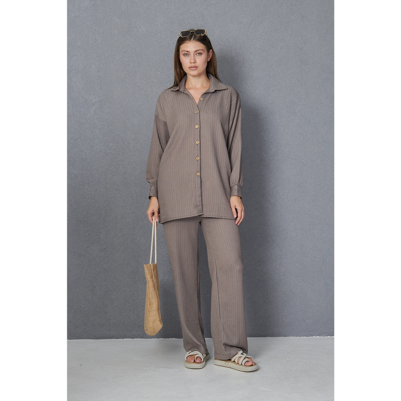 Smoke Tone Co-ord Set | Montivo Pakistan