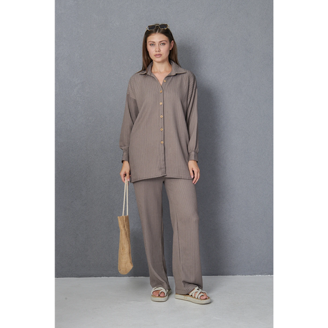 Smoke Tone Co-ord Set | Montivo Pakistan