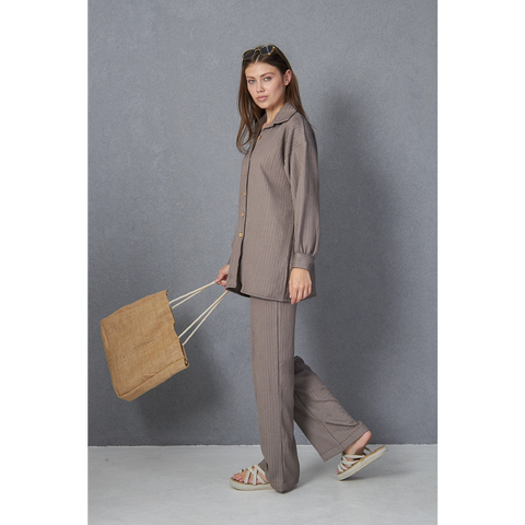 Smoke Tone Co-ord Set | Montivo Pakistan