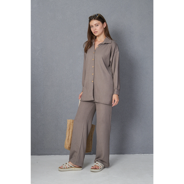 Smoke Tone Co-ord Set | Montivo Pakistan