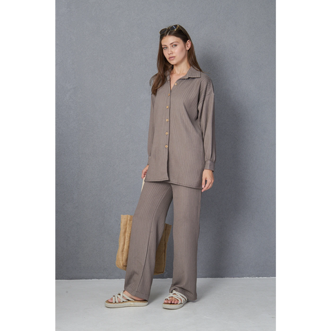 Smoke Tone Co-ord Set | Montivo Pakistan