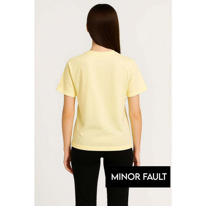 (Minor Fault) Yellow CHMP Oversized Printed Tshirt | Montivo Pakistan