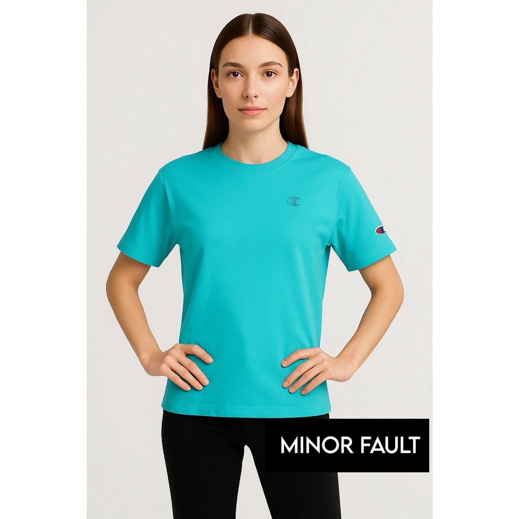 (Minor Fault) Light Blue CHMP Oversized Printed Tshirt | Montivo Pakistan