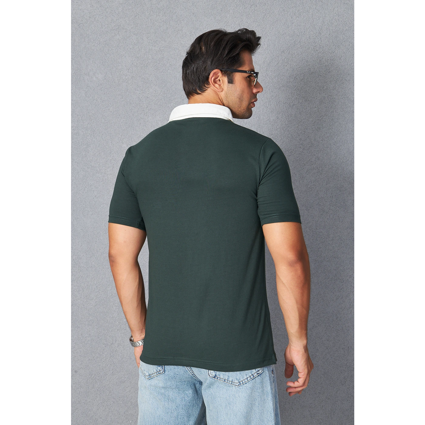 Green Double Placket Regular Fit Polo | Montivo Pakistan