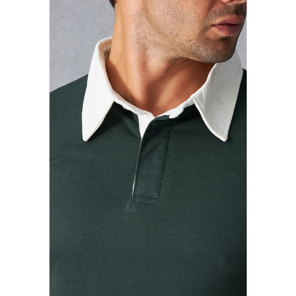 Green Double Placket Regular Fit Polo | Montivo Pakistan